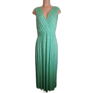 Spense Women's Elegant Green Maxi Dress Size Large